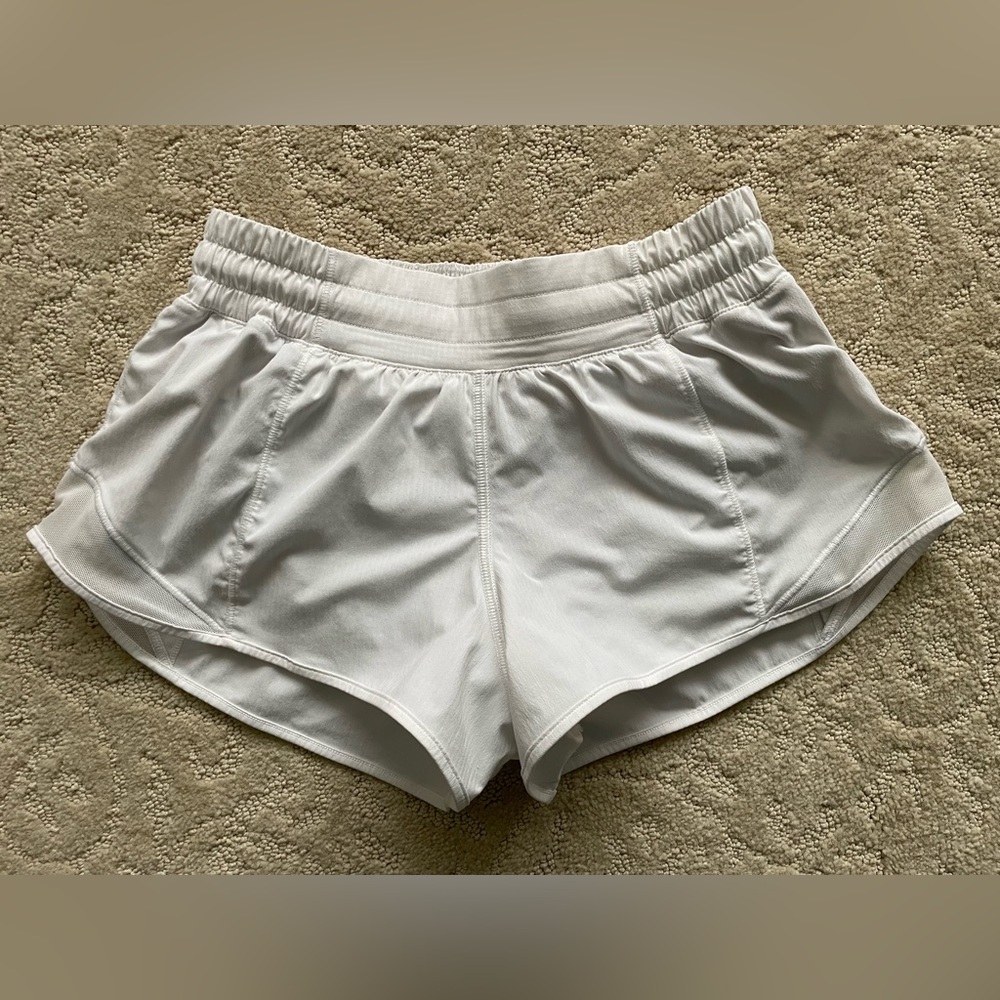 Lululemon Hotty Hot Low-Rise Lined Short 2.5” inseam.